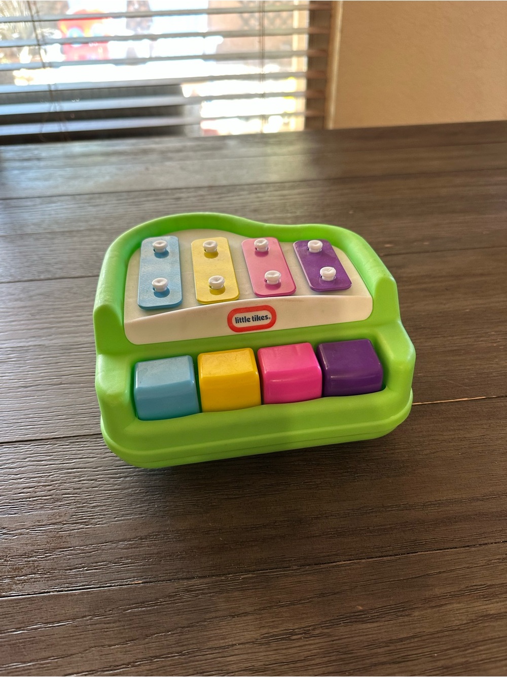 Little Tikes Green Toddler Piano Toy with Colorful Keys